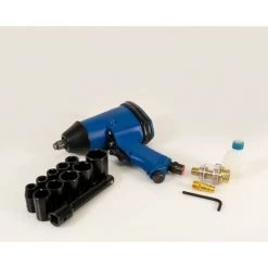 Mauk Druckluft Schlagschrauber Set 16 Teilig 320 Nm 1/2 Zoll Inklusive Koffer Und Nüsse - Schlagschraubersatz