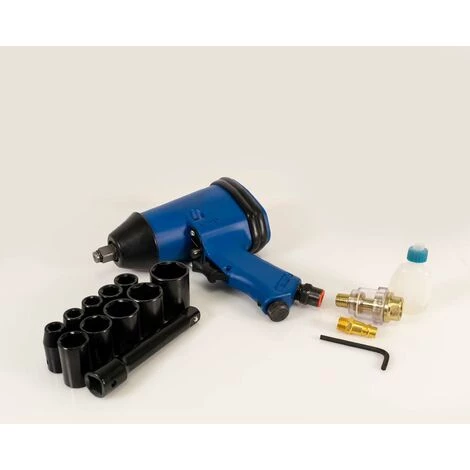 Mauk Druckluft Schlagschrauber Set 16 Teilig 320 Nm 1/2 Zoll Inklusive Koffer Und Nüsse - Schlagschraubersatz 3 Mauk Druckluft Schlagschrauber Set 16 Teilig 320 Nm 1/2 Zoll Inklusive Koffer Und Nüsse - Schlagschraubersatz