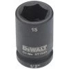 DeWALT Steckschlüssel Kurz 15mm 1/2 Schlagfest - DT7533-QZ -Drehschlagschrauber Soldes 13582435 1