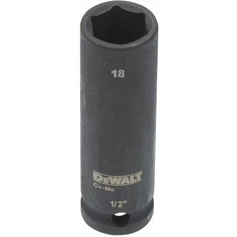 DeWALT Steckschlüssel Lang 18mm 1/2 Schlagfest - DT7552-QZ 3 DeWALT Steckschlüssel Lang 18mm 1/2 Schlagfest - DT7552-QZ