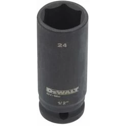 DeWALT Steckschlüssel Lang 24mm 1/2 Schlagfest - DT7557-QZ