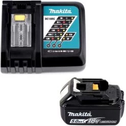 Makita DTD 156 RT1J Akku Schlagschrauber 18V 155Nm + 1x Akku 5,0Ah + Ladegerät + Makpac 10 Makita DTD 156 RT1J Akku Schlagschrauber 18V 155Nm + 1x Akku 5,0Ah + Ladegerät + Makpac -Drehschlagschrauber Soldes 19359312 4