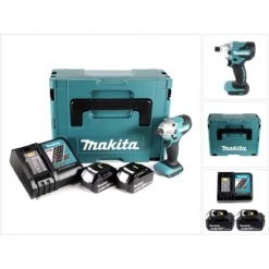 Makita DTD 156 RTJ Akku Schlagschrauber 18V 155Nm + 2x Akku 5,0Ah + Ladegerät + Makpac -Drehschlagschrauber Soldes 19359323 3