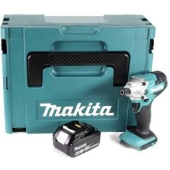 Makita DTD 156 G1J Akku Schlagschrauber 18V 155Nm + 1x Akku 6,0Ah + Makpac - Ohne Ladegerät -Drehschlagschrauber Soldes 19359336 3