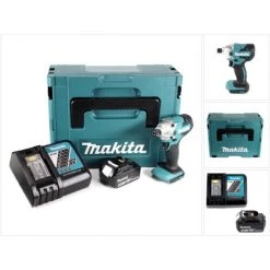 Makita DTD 156 RG1J Akku Schlagschrauber 18V 155Nm + 1x Akku 6,0Ah + Ladegerät + Makpac -Drehschlagschrauber Soldes 19359397 3
