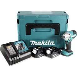 Makita DTD 156 RGJ Akku Schlagschrauber 18V 155Nm + 2x Akku 6,0Ah + Ladegerät + Makpac