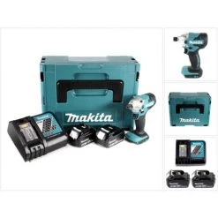 Makita DTD 156 RGJ Akku Schlagschrauber 18V 155Nm + 2x Akku 6,0Ah + Ladegerät + Makpac -Drehschlagschrauber Soldes 19359402 3