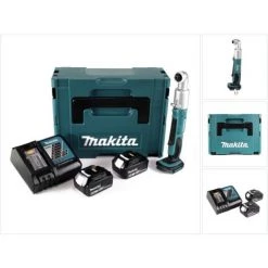 Makita DTL 061 RGJ Akku Winkelschlagschrauber 18V 1/4" 60Nm + 2x Akku 6,0Ah + Ladegerät + Makpac