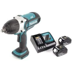 Makita BTW 450 RFE 18V Li-ion Akku-Schlagschrauber + 2x Makita BL1830 B Akku + DC18RC Lader + Koffer -Drehschlagschrauber Soldes 19363206 2