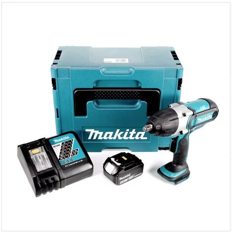 Makita DTW 450 RF1J 18V Li-ion Akku-Schlagschrauber Im Makpac + 1 X 3,0 Ah Akku + Schnellladegerät 4 Makita DTW 450 RF1J 18V Li-ion Akku-Schlagschrauber Im Makpac + 1 X 3,0 Ah Akku + Schnellladegerät – Bild 2