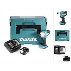 Makita DTD 156 SF1J Akku Schlagschrauber 18V 155Nm + 1x Akku 3,0Ah + Ladegerät + Makpac -Drehschlagschrauber Soldes 19363283 3