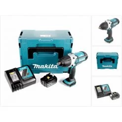 Makita DTW 450 RT1J 18V Li-ion Akku-Schlagschrauber Im Makpac + 1 X BL 1850 B 5,0 Ah Akku + DC 18 RC Schnellladegerät