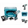 Makita DTW 450 RTJ 18V Li-ion Akku-Schlagschrauber Im Makpac + 2 X BL 1850 B 5,0 Ah Akku + DC 18 RC Schnellladegerät -Drehschlagschrauber Soldes 19363316 1