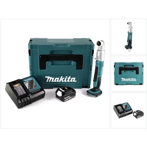 Makita DTL 061 RT1J Akku Winkelschlagschrauber 18V 1/4" 60Nm + 1x Akku 5,0Ah + Ladegerät + Makpac 4 Makita DTL 061 RT1J Akku Winkelschlagschrauber 18V 1/4" 60Nm + 1x Akku 5,0Ah + Ladegerät + Makpac – Bild 2