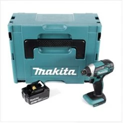 Makita DTD 152 T1J Akku Schlagschrauber 18V 165 Nm + 1x Akku 5,0Ah Im Makpac 2 - Ohne Ladegerät
