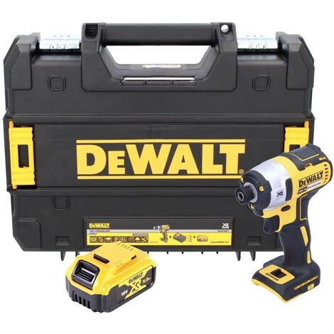DeWalt DCF 887 NT Akku Schlagschrauber 18 V 205 Nm 1/4" Brushless + 1x Akku 5,0 Ah + TSTAK - Ohne Ladegerät 4 DeWalt DCF 887 NT Akku Schlagschrauber 18 V 205 Nm 1/4" Brushless + 1x Akku 5,0 Ah + TSTAK - Ohne Ladegerät – Bild 2
