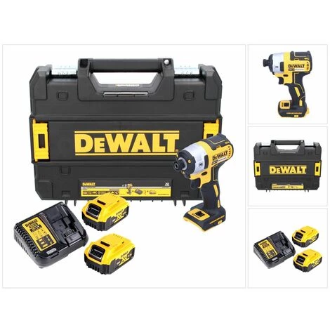 DeWalt DCF 887 P2 Akku Schlagschrauber 18 V 205 Nm Brushless + 2x Akku 5,0 Ah + Ladegerät + TSTAK 3 DeWalt DCF 887 P2 Akku Schlagschrauber 18 V 205 Nm Brushless + 2x Akku 5,0 Ah + Ladegerät + TSTAK