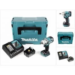 Makita DTW 285 RF1J Akku Schlagschrauber 18V 280Nm 1/2" Brushless + 1x Akku 3,0Ah + Ladegerät + Makpac