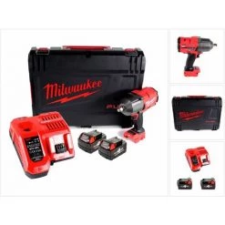 .MILWAUKEE. Milwaukee M18 FHIWF12-402X Akku Schlagschrauber 1/2" 18 V 1356 Nm + 2x Akkus 4,0 Ah + Ladegerät + HD Box -Drehschlagschrauber Soldes 19445594 5
