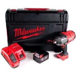 .MILWAUKEE. Milwaukee M18 FHIWF12-501X Akku Schlagschrauber 1/2" 18 V 1356 Nm + 1x Akku 5,0 Ah + Ladegerät + HD Box -Drehschlagschrauber Soldes 19447374 4