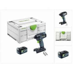 Festool TID 18-Basic Akku Schlagschrauber 18V 180Nm 1/4" ( 576481 ) + 1x Akku 5,2Ah + Systainer - Ohne Ladegerät