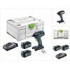 Festool TID 18-Basic Akku Schlagschrauber 18V 180Nm 1/4" ( 576481 ) + 2x Akku 5,2Ah + Ladegerät + Systainer 2 Festool TID 18-Basic Akku Schlagschrauber 18V 180Nm 1/4" ( 576481 ) + 2x Akku 5,2Ah + Ladegerät + Systainer -Drehschlagschrauber Soldes 19593611 1