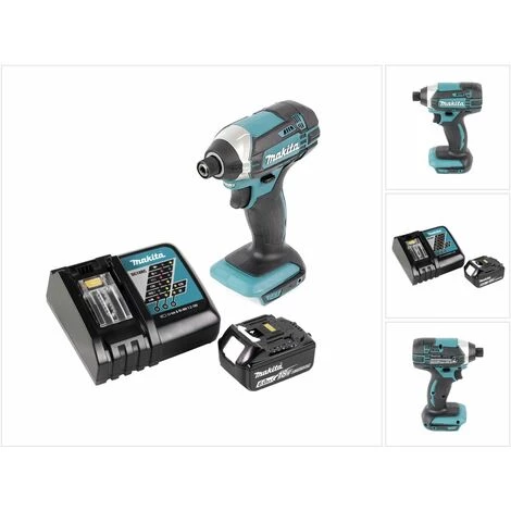 Makita DTD 152 RG1 Akku Schlagschrauber 18 V 165 Nm + 1x Akku 6,0 Ah + Ladegerät 7 Makita DTD 152 RG1 Akku Schlagschrauber 18 V 165 Nm + 1x Akku 6,0 Ah + Ladegerät – Bild 5