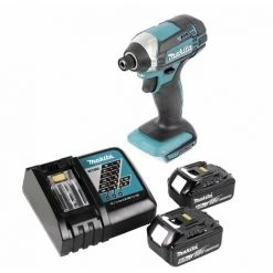 Makita DTD 152 RG Akku Schlagschrauber 18 V 165 Nm + 2x Akku 6,0 Ah + Ladegerät -Drehschlagschrauber Soldes 20200229 3
