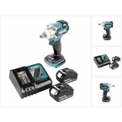 Makita DTW 285 RG Akku Schlagschrauber 18 V 280 Nm 1/2" Brushless + 2x Akku 6,0 Ah + Ladegerät -Drehschlagschrauber Soldes 20200256 3