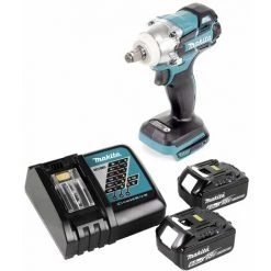 Makita DTW 285 RG Akku Schlagschrauber 18 V 280 Nm 1/2" Brushless + 2x Akku 6,0 Ah + Ladegerät -Drehschlagschrauber Soldes 20200256 4