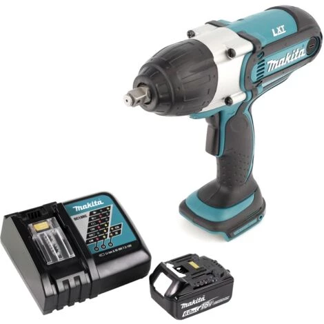 Makita DTW 450 RG1 Akku Schlagschrauber 18 V 440 Nm 1/2“ + 1x Akku 6,0 Ah + Ladegerät 4 Makita DTW 450 RG1 Akku Schlagschrauber 18 V 440 Nm 1/2“ + 1x Akku 6,0 Ah + Ladegerät – Bild 2