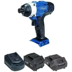 Pack SCHEPPACH Kabelloser Schlagschrauber 20V CID150-20ProS - 1 Akku 4,0Ah - 1 Akku 2,0Ah - 1 Schnellladegerät