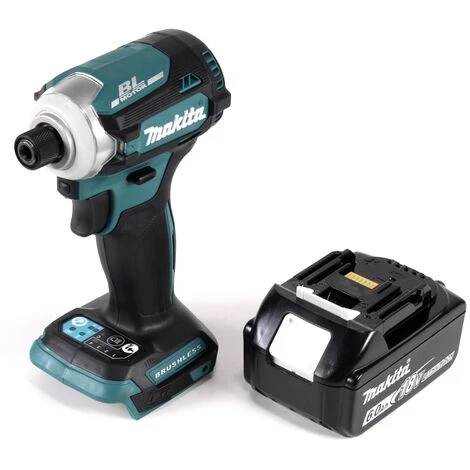 Makita DTD 171 G1 Akku Schlagschrauber 18V 170 Nm 1/4" Brushless + 1x Akku 6,0Ah - Ohne Ladegerät 6 Makita DTD 171 G1 Akku Schlagschrauber 18V 170 Nm 1/4" Brushless + 1x Akku 6,0Ah - Ohne Ladegerät – Bild 4