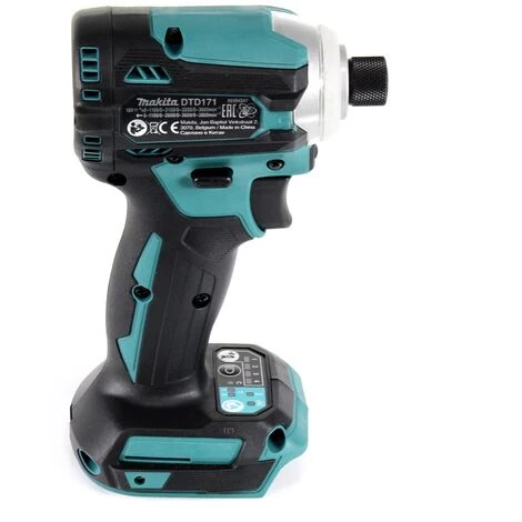 Makita DTD 171 G1 Akku Schlagschrauber 18V 170 Nm 1/4" Brushless + 1x Akku 6,0Ah - Ohne Ladegerät 7 Makita DTD 171 G1 Akku Schlagschrauber 18V 170 Nm 1/4" Brushless + 1x Akku 6,0Ah - Ohne Ladegerät – Bild 5