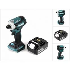 Makita DTD 171 F1 Akku Schlagschrauber 18V 170Nm 1/4" Brushless + 1x Akku 3,0Ah - Ohne Ladegerät
