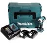 Makita DTD 171 RTJ Akku Schlagschrauber 18V 170Nm 1/4" Brushless + 2x Akku 5,0Ah + Ladegerät + Makpac