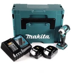 Makita DTD 171 RTJ Akku Schlagschrauber 18V 170Nm 1/4" Brushless + 2x Akku 5,0Ah + Ladegerät + Makpac