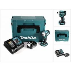 Makita DTD 171 RT1J Akku Schlagschrauber 18V 170Nm 1/4" Brushless + 1x 5,0Ah Akku + Ladegerät + Makpac -Drehschlagschrauber Soldes 23514601 2