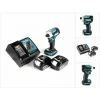 Makita DTD 171 RF Akku Schlagschrauber 18V 170Nm 1/4" Brushless + 2x Akku 3,0Ah + Ladegerät -Drehschlagschrauber Soldes 23514619 1