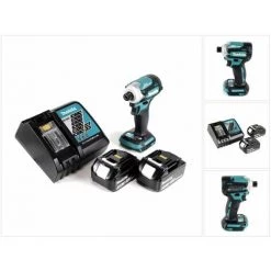 Makita DTD 171 RF Akku Schlagschrauber 18V 170Nm 1/4" Brushless + 2x Akku 3,0Ah + Ladegerät