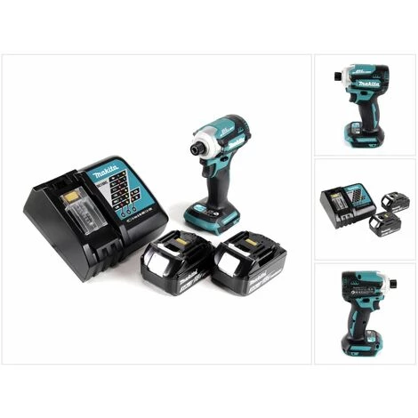 Makita DTD 171 RF Akku Schlagschrauber 18V 170Nm 1/4" Brushless + 2x Akku 3,0Ah + Ladegerät 3 Makita DTD 171 RF Akku Schlagschrauber 18V 170Nm 1/4" Brushless + 2x Akku 3,0Ah + Ladegerät