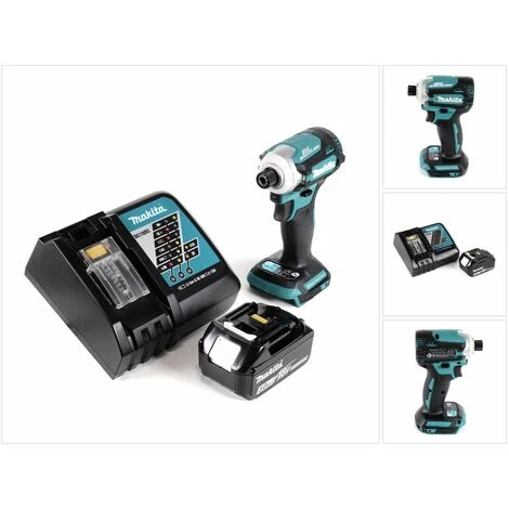 Makita DTD 171 RF1 Akku Schlagschrauber 18V 170Nm 1/4" Brushless + 1x Akku 3,0Ah + Ladegerät 3 Makita DTD 171 RF1 Akku Schlagschrauber 18V 170Nm 1/4" Brushless + 1x Akku 3,0Ah + Ladegerät