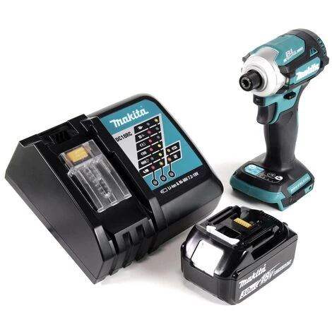 Makita DTD 171 RF1 Akku Schlagschrauber 18V 170Nm 1/4" Brushless + 1x Akku 3,0Ah + Ladegerät 6 Makita DTD 171 RF1 Akku Schlagschrauber 18V 170Nm 1/4" Brushless + 1x Akku 3,0Ah + Ladegerät – Bild 4