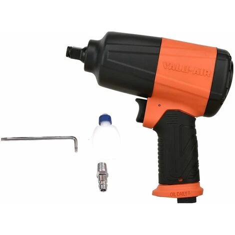 Varan Motors - V702 Pneumatischer Schlagschrauber 1/2'' 610Nm, Pneumatischer Schraubendreher, Körper Aus Verbundwerkstoff - Orange 4 Varan Motors - V702 Pneumatischer Schlagschrauber 1/2'' 610Nm, Pneumatischer Schraubendreher, Körper Aus Verbundwerkstoff - Orange – Bild 2