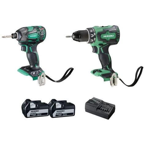 HiKoki 18V Akku-Combo-Kit (DS18DBSL + WH18DBDL2) (KC18DBDL (5.0) (HSC III)) -2 X 5.0Ah- (KC18DBDLWDZ) 3 HiKoki 18V Akku-Combo-Kit (DS18DBSL + WH18DBDL2) (KC18DBDL (5.0) (HSC III)) -2 X 5.0Ah- (KC18DBDLWDZ)