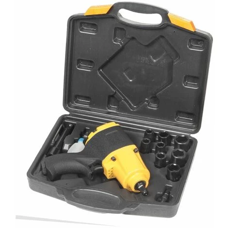 Varan Motors - SPT-10312K 14 TEILIGES SCHLAGSCHRAUBER SET DRUCKLUFT SCHRAUBER 850NM 1/2'' KOFFER + ZUBEHÖR - Grau 4 Varan Motors - SPT-10312K 14 TEILIGES SCHLAGSCHRAUBER SET DRUCKLUFT SCHRAUBER 850NM 1/2'' KOFFER + ZUBEHÖR - Grau – Bild 2