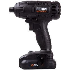 FERM Industrieller Kabelloser Schlagschrauber – FI20V – 150Nm – 4-poliger Motor – Inkl. 2x 2.0Ah Akkus Und Lagerkoffer -Drehschlagschrauber Soldes 27074531 3