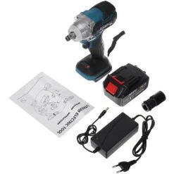 INSMA 520N.M 388VF Akku-Schlagschrauber Mit Batterie -Drehschlagschrauber Soldes 28164074 3