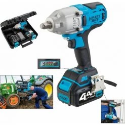 Hazet Akku-Schlagschrauber - Lösemoment Maximal: 700 Nm - Vierkant Massiv 12,5 Mm (1/2 Zoll) - 9212-3