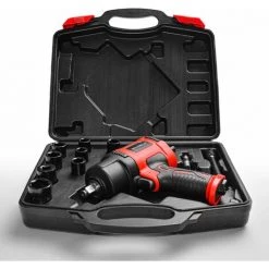 BOUDECH - BOLT 1600 Umkehrbarer Druckluft-Schraubendreher 1600NM, 1/2", 8000 RPM. Ultrakompakter Pneumatischer Schlagschrauber Mit Softgrip, Koffer Und 10 Steckschlüsseln. -Drehschlagschrauber Soldes 29414696 3